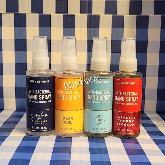 Bath & Body Works Other - 4x Bath Body Works VARIETY Hand Sanitizer Spray Set